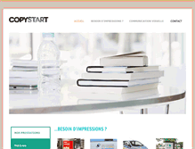 Tablet Screenshot of copystart.ch